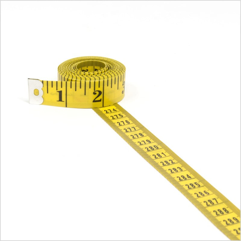 Fiberglass Tape Measure - 120 - Metric/Inches - Yellow