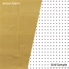 Sashiko Design Cloth - Pre-printed DOTTED GRID for Hitome-zashi Sashiko (Olympus) - 100% Cotton - MUSTARD - # 5021