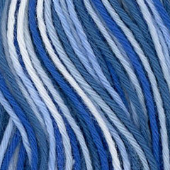 Sashiko Thread - Olympus 20m - Variegated # 52 - Blue & White