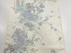 814 - Japanese Silk - Japanese Flower Cart - Ivory