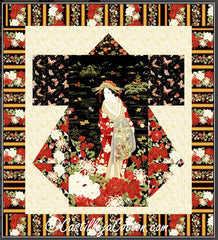 Quilt Pattern - Castilleja Cotton - Geisha Panel Kimono