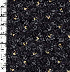 Asian - Hikari Tiny Compact Ginkgo Leaves - TP-2522-X - Black