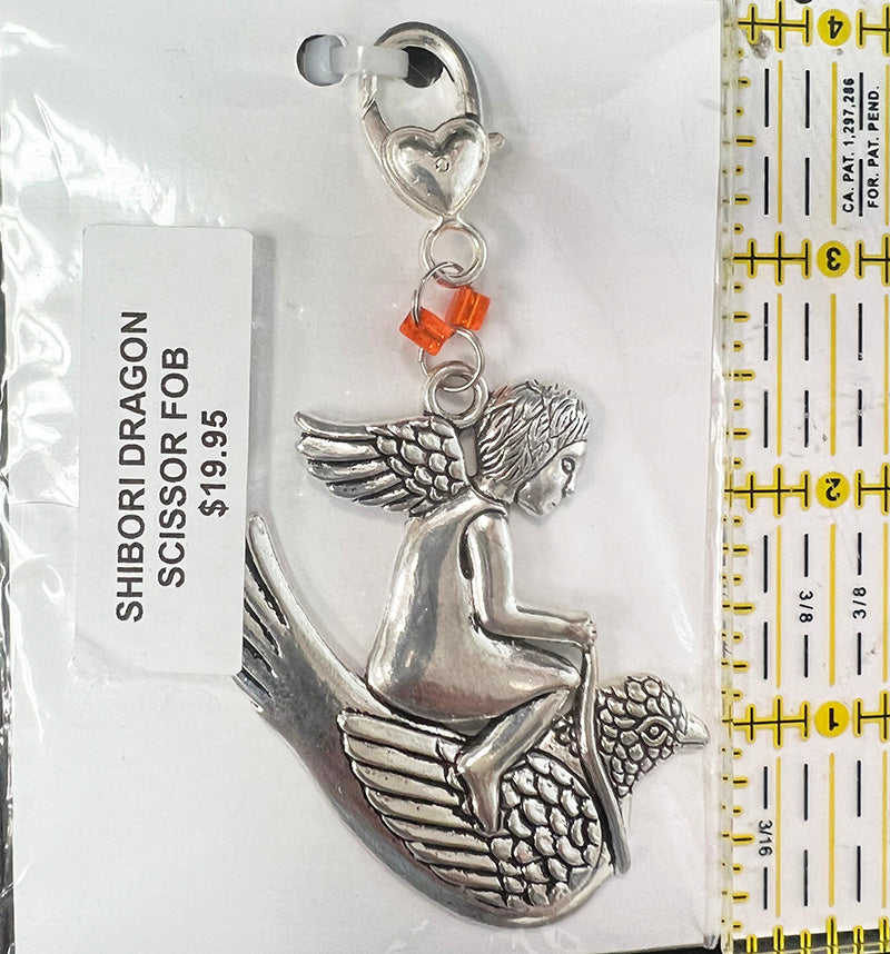 Notions - Zipper Pull - Girl Riding on Bird - Large Size
