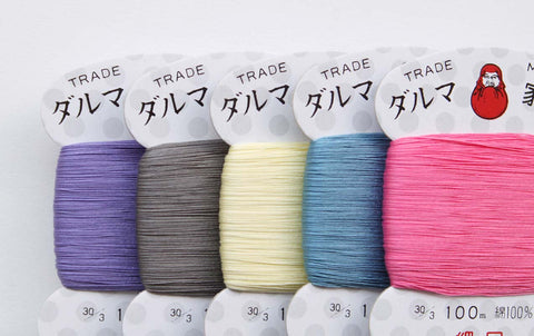 **Daruma Home Sewing Thread - 30wt Hand Sewing Thread - HANAYAMA LANDSCAPE