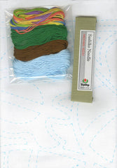 Sashiko World - Hawaii - Sampler Kit with Needle & Thread - Honu