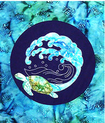 Sashiko - Sylvia Pippen Designs - Honu Sea Turtle & Wave - Kit