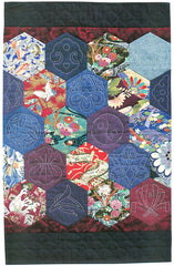 Book - QUILTING WITH JAPANESE FABRICS - Kitty Pippen - ON SALE - SAVE 30%