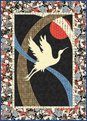 Quilt Pattern - Quilt Poetry - Crane in Flight