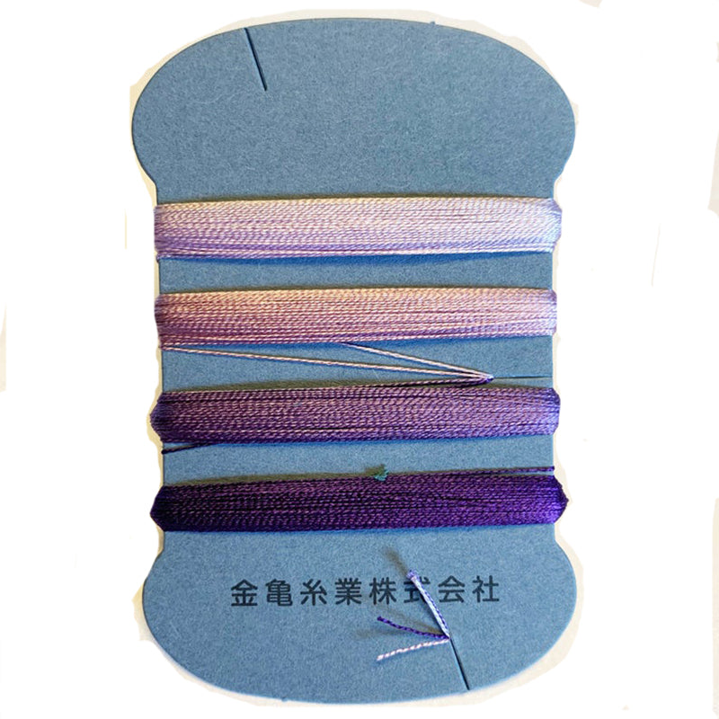 Kinkame Silk Thread  Assortment - 100wt - # 09 LAVENDER