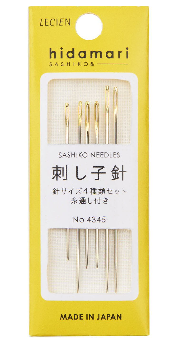 Notions - Hidamari Sashiko Needles & Threader - 6 needles - 4