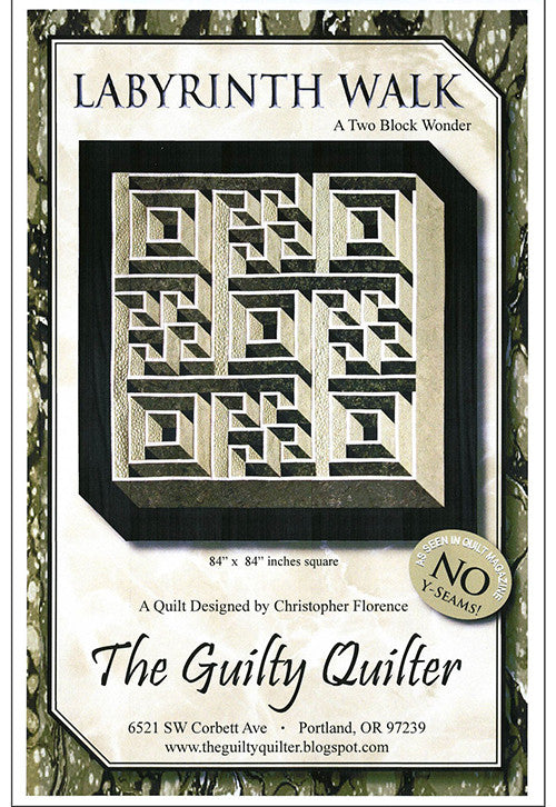 Quilt Pattern - The Guilty Quilter - Labyrinth Walk