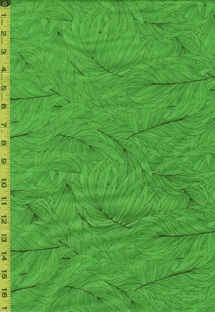 Tropical - Tropical Flair - Tonal Stylized Tropical Leaves - 77663-777 - Green - ON SALE - SAVE 20%
