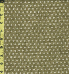 Japanese - Morikiku - Dots - M12000-A18 - Dobby Weave - Ecru & Light Olive Green