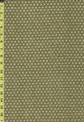 Japanese - Morikiku - Dots - M12000-A18 - Dobby Weave - Ecru & Light Olive Green