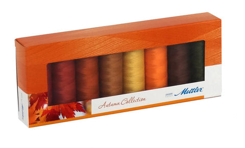 *Thread Assortment - Mettler 50wt Cotton Thread - 8 Spools - Autumn