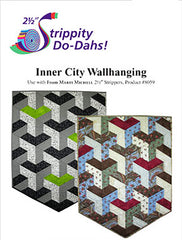 Quilt Pattern & Template - Marti Michell - Inner City Wall Hanging (Japanese Bishamon design) - ON SALE - SAVE 50%