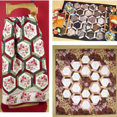 Quilt Pattern & Template - Marti Michell - Interlocking Hexagons - Ode to Asia