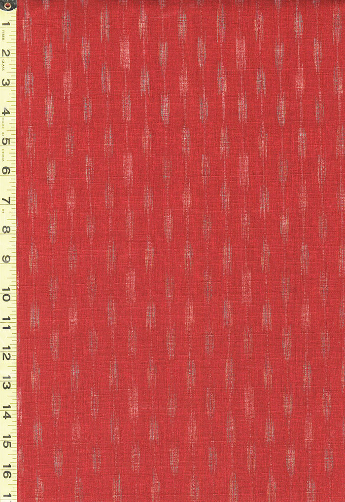 *Japanese - Morikiku Arrow Ikat - M-17000-B23 - Dobby Weave - Dark Red