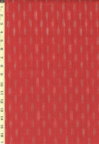 *Japanese - Morikiku Arrow Ikat - M-17000-B23 - Dobby Weave - Dark Red