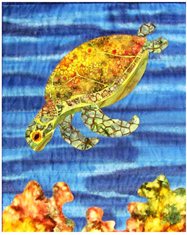 Quilt Pattern - Castilleja Cotton - Mortimer the Turtle