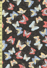 Asian - Niwa Colorful Butterflies - 04386-K - Black