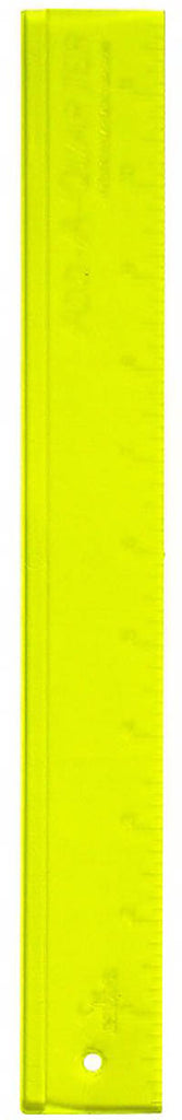 Rulers & Templates - Add-A-Quarter - 12" Ruler - Yellow