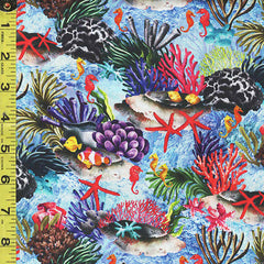 *Tropical - Oasis Coral Reef - OA593862 - Blue