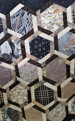 Quilt Pattern & Template - Marti Michell - Interlocking Hexagons - Ode to Asia