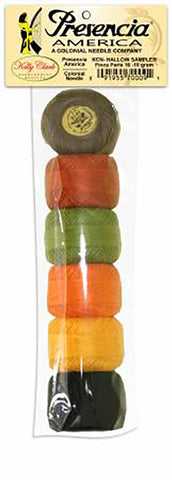 Presencia Perle Cotton Sampler Pack - HALLOWEEN - Size 8 - LAST ONE - ON SALE - SAVE 20%