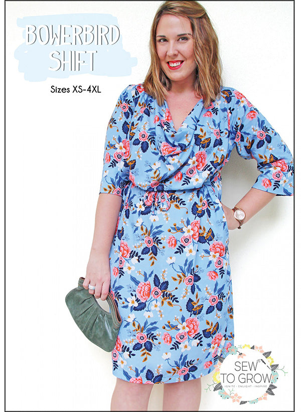 Wearables - Sew To Grow - Bowerbird Shift - ON SALE - SAVE 50%
