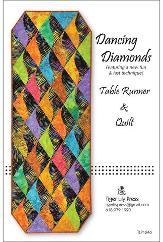 Table Runner & Quilt Pattern - Tiger Lily Press - Dancing Diamonds