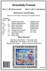 Quilt Pattern - Pine Tree Country Quilts - Gracefully Framed (Geiko Collection)