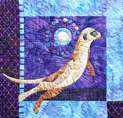 Quilt Pattern - Java House - Moon Over Meerkat - ON SALE - SAVE 50%