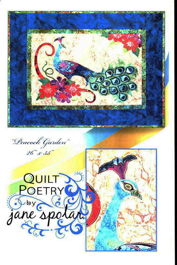 Quilt Pattern - Quilt Poetry - Peacock Garden