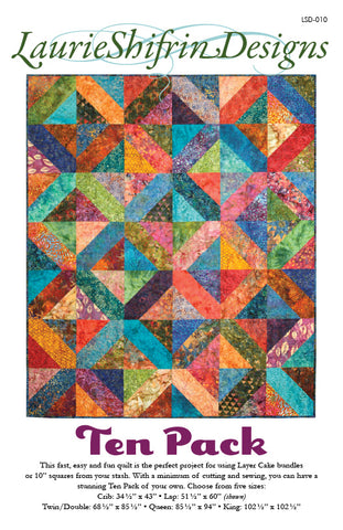 Quilt Pattern - Laurie Shifrin Designs -Ten Pack