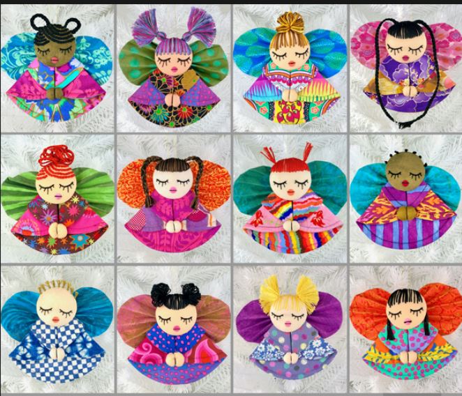 Pattern - Just for Fun - World Angel Christmas Ornaments