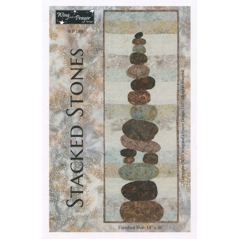 Quilt Pattern - Wing and a Prayer - Stacked Stones - ON SALE