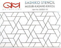 Sashiko Stencil - # 25 Musubi-Kasane-Kikkou