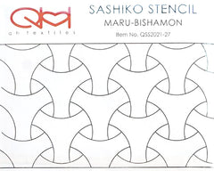 Sashiko Stencil - # 27 Maru-Bishamon