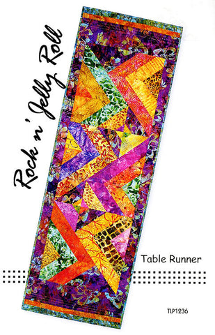 Table Runner Pattern - Tiger Lily Press - Rock 'n Jelly Roll Table Runner