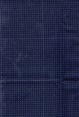 Sashiko Design Cloth - Pre-printed Grid for Hitomezashi Sashiko, Samplers, Furoshiki (Daruma) - 100% Cotton - NAVY