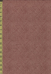 SALE - Sevenberry Kasuri Collection - MEDIUM Faux Shibori Dot (Kanoko) - SB-88220D6-1 - Tan & Dark Brick Red - SAVE 20% - By the Yard