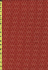 Japanese - Sevenberry Kasuri Collection - Long Undulating Arrows - SB-88222D6-2 - Brick Red