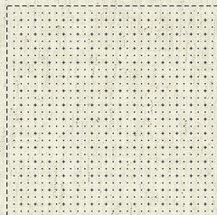 Sashiko Pre-printed Sampler - KF2020-18 - QH Textiles - ONE STITCH DESIGN GRID 1 - Beige