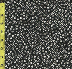 Japanese - Sevenberry Kasuri Collection - Small Floating Cherry Blossoms - REVERSIBLE - SB-88222D1-13 - Black