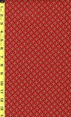 *Japanese - Sevenberry Yakata Metallic Collection - Seven Treasures - SB-88337D3-2 - Brick Red/ Garnet & Gold Metallic - Last One Yard