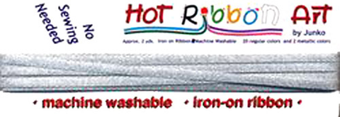 Hot Ribbon - Silver Metallic # 22 - CLOSEOUT