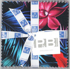 Charm Pack - P & B TROPICAL GARDEN - 5" Charm Squares - ON SALE - SAVE 30%