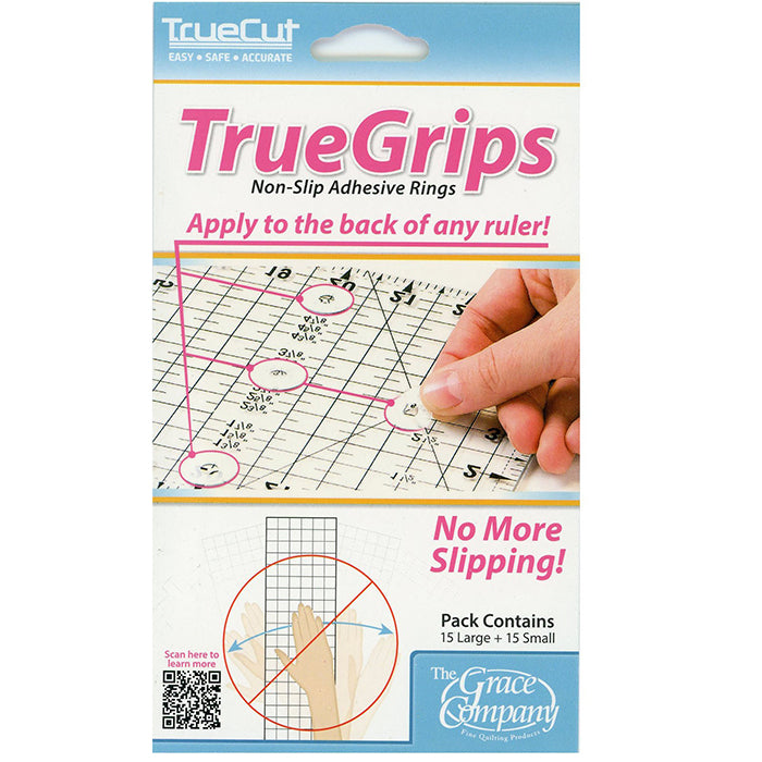 Notions - True Grips - Non-Slip Adhesive Ruler Rings