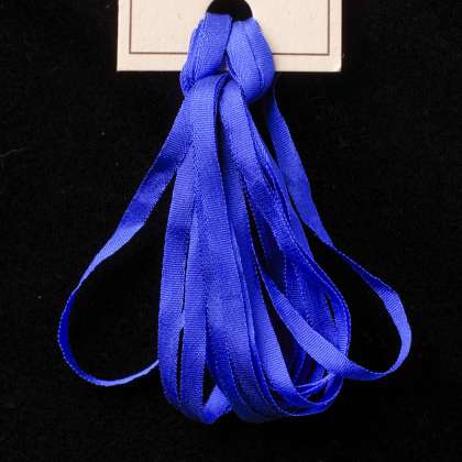 TREENWAY SILKS - Silk Ribbon 3.5mm - # 06 Lapis Lazuli - ON SALE - SAVE 30%